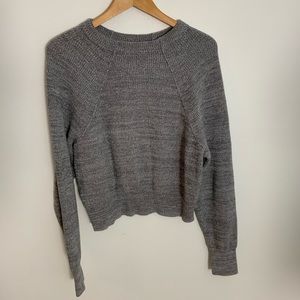 Free People Steel‎ Grey Crewneck Sweater
